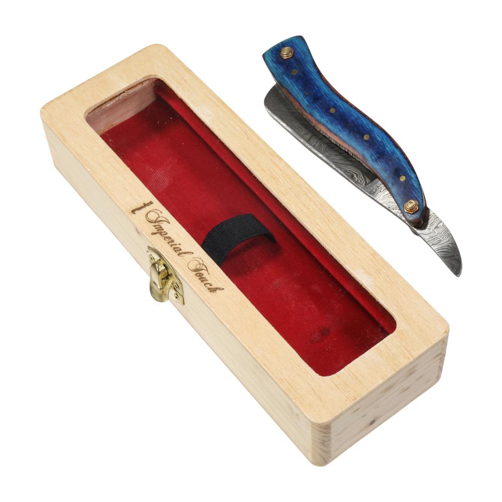 imperial touch damascus steel straight razor