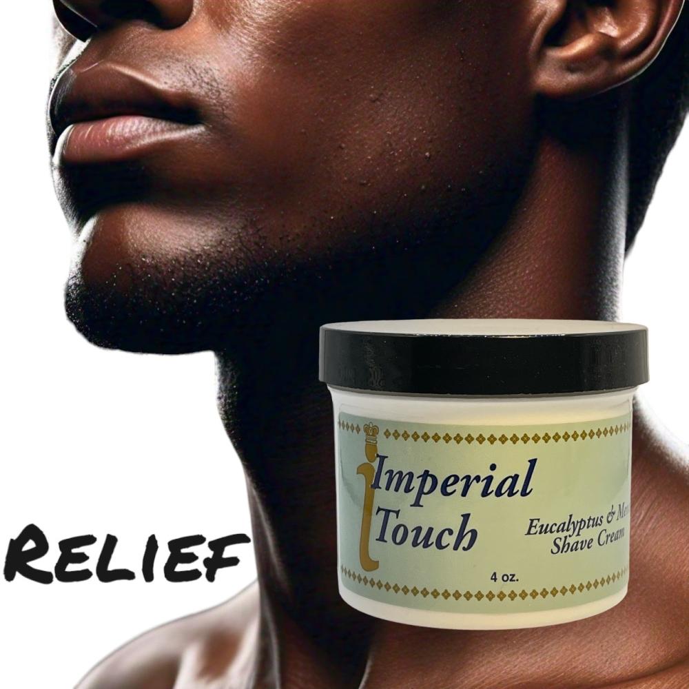 imperial touch eucalyptus menthol shave cream